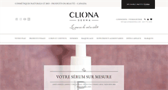 Desktop Screenshot of clionaderma.com